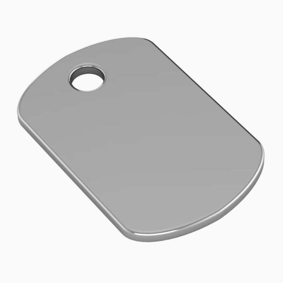 925 Sterling Silver Dog Collar Tag by Krysaliis
 Gift Boxed - Picture 1 of 5